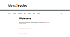 Desktop Screenshot of ideas2cycles.com